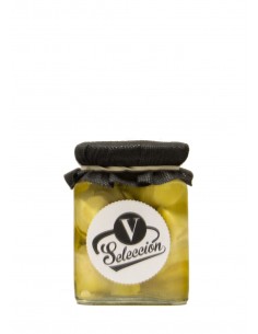 Alcachofa 10-12 frutos frasco de cristal cuadrado